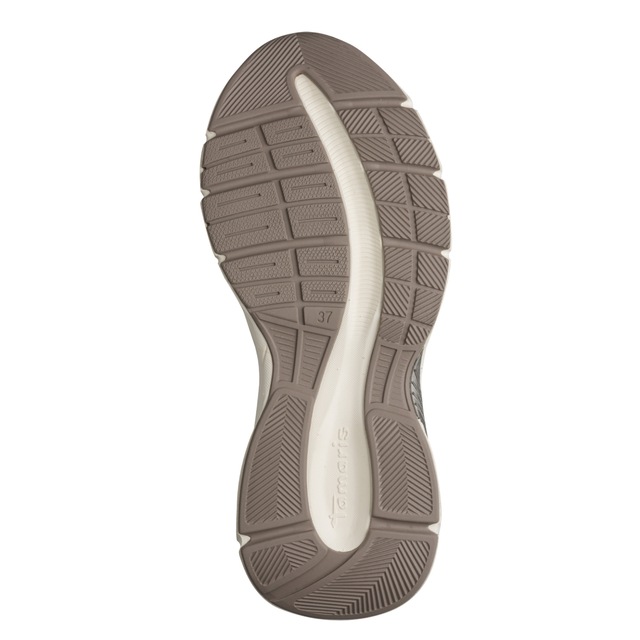 Tamaris Plateausneaker »GREY GLAM« Freizeitschuh, Halbschuh, Keilsneaker im angesagtem Metallic-Look