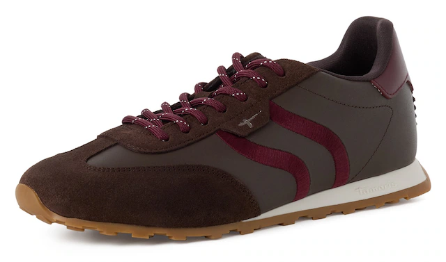 Tamaris Keilsneaker Freizeitschuh, Halbschuh, Schnürer im Retro-Look