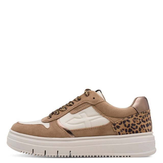 Tamaris Plateausneaker Halbschuh, Schnürer, Freizeitschuh mit Kontrastbesätzen