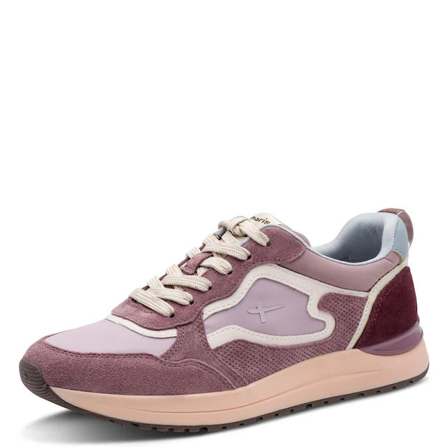 Tamaris Plateausneaker Freizeitschuh, Halbschuh, Schnürschuh mit Kontrastbesatz