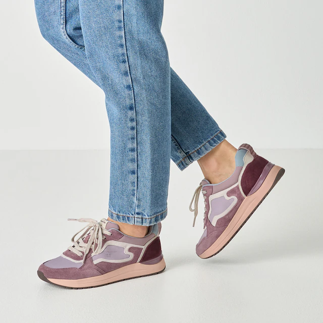 Tamaris Plateausneaker Freizeitschuh, Halbschuh, Schnürschuh mit Kontrastbesatz