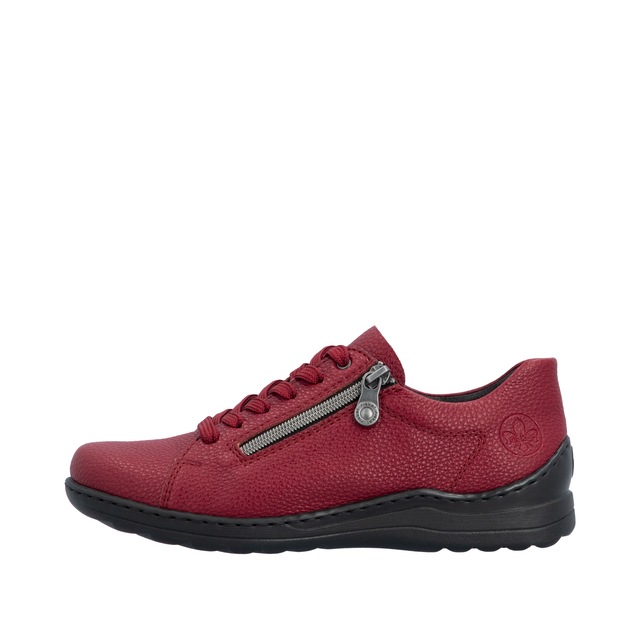 Rieker Sneaker Schnürschuh, Halbschuh, Klassik-Sneaker mit Reißverschluss