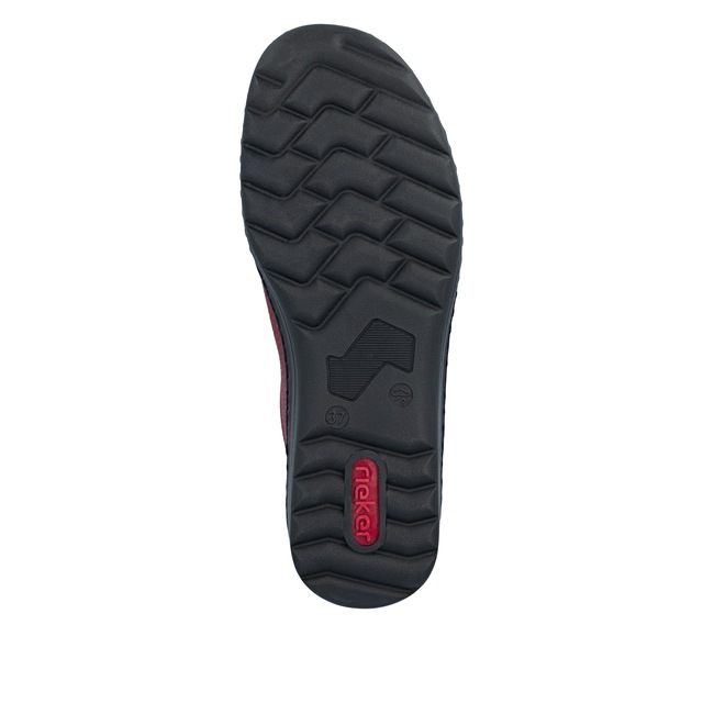 Rieker Sneaker Schnürschuh, Halbschuh, Klassik-Sneaker mit Reißverschluss
