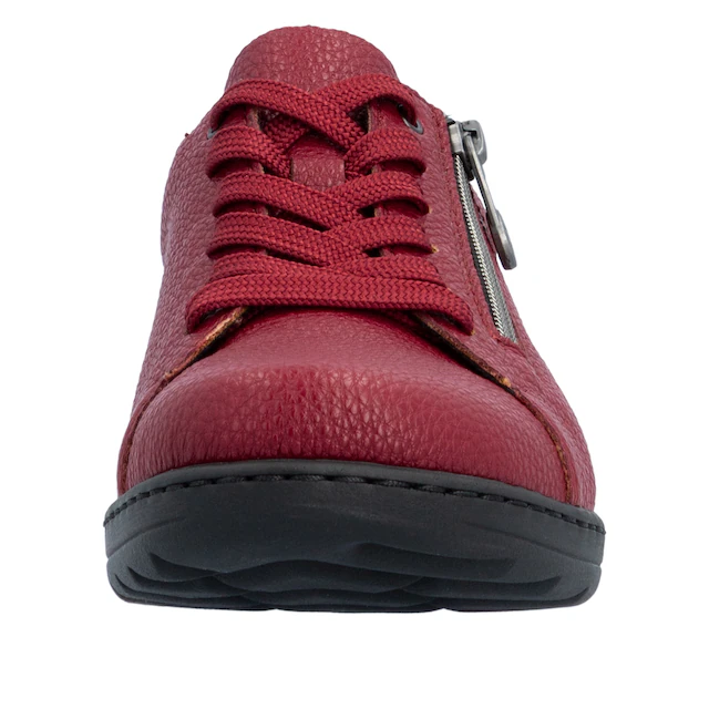 Rieker Sneaker Schnürschuh, Halbschuh, Klassik-Sneaker mit Reißverschluss