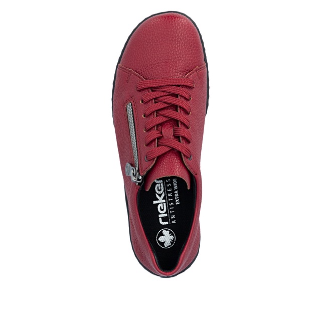 Rieker Sneaker Schnürschuh, Halbschuh, Klassik-Sneaker mit Reißverschluss