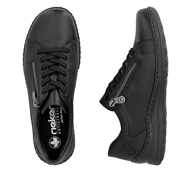 Rieker Sneaker Schnürschuh, Halbschuh, Klassik-Sneaker mit Reißverschluss