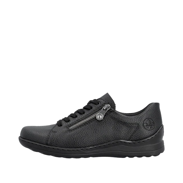Rieker Sneaker Schnürschuh, Halbschuh, Klassik-Sneaker mit Reißverschluss