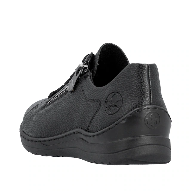 Rieker Sneaker Schnürschuh, Halbschuh, Klassik-Sneaker mit Reißverschluss