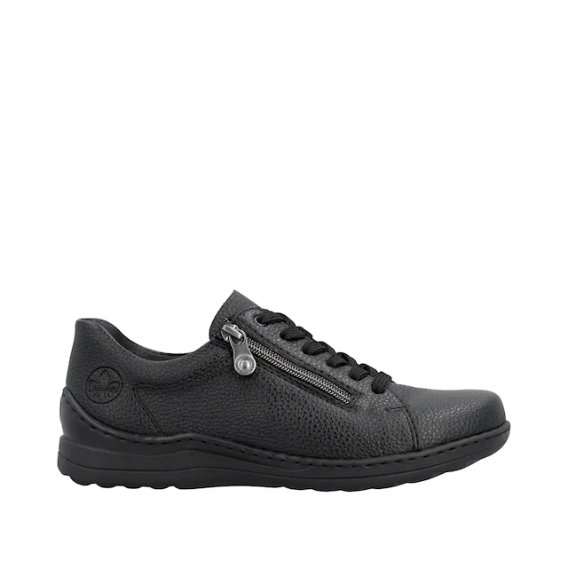 Rieker Sneaker Schnürschuh, Halbschuh, Klassik-Sneaker mit Reißverschluss