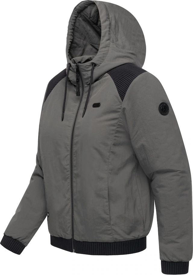 Ragwear Bomberjacke »Chinta Warm YOUMODO« mit Kapuze Warme Übergangsjacke mit elastischen Bündchen