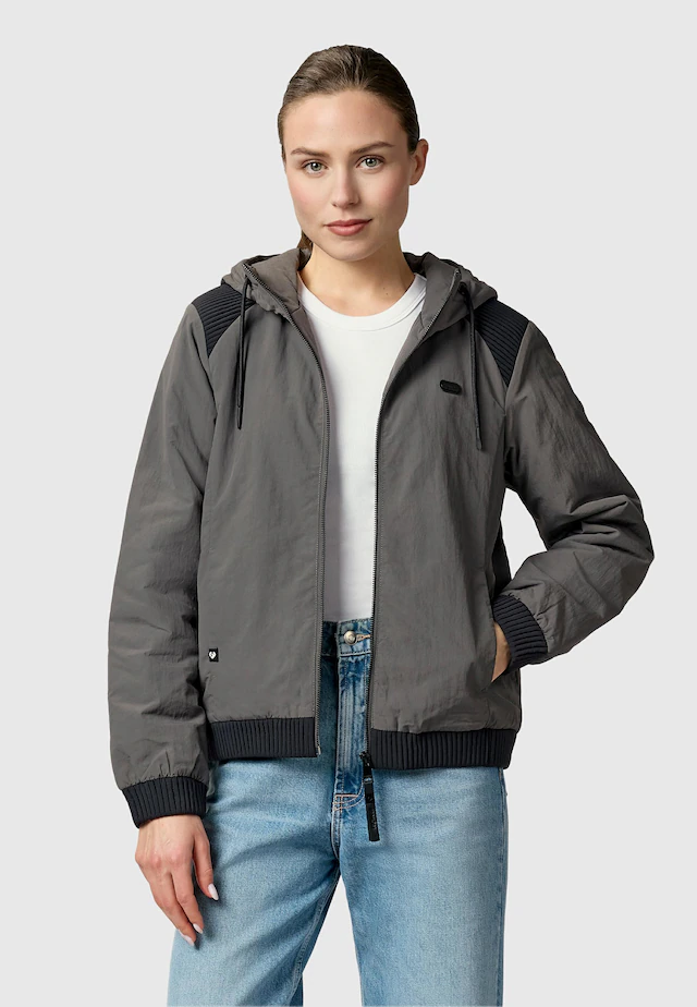 Ragwear Bomberjacke »Chinta Warm YOUMODO« mit Kapuze Warme Übergangsjacke mit elastischen Bündchen