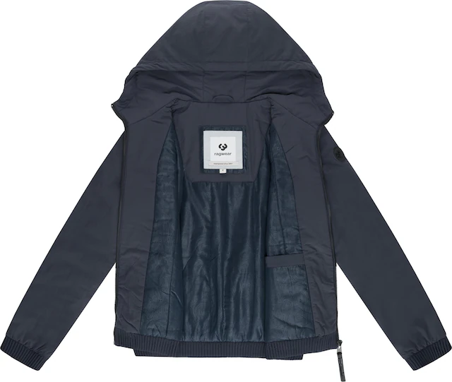Ragwear Bomberjacke »Chinta Warm YOUMODO« mit Kapuze Warme Übergangsjacke mit elastischen Bündchen