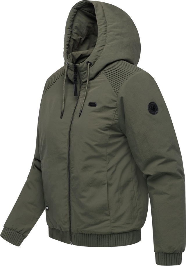 Ragwear Bomberjacke »Chinta Warm YOUMODO« mit Kapuze Warme Übergangsjacke mit elastischen Bündchen