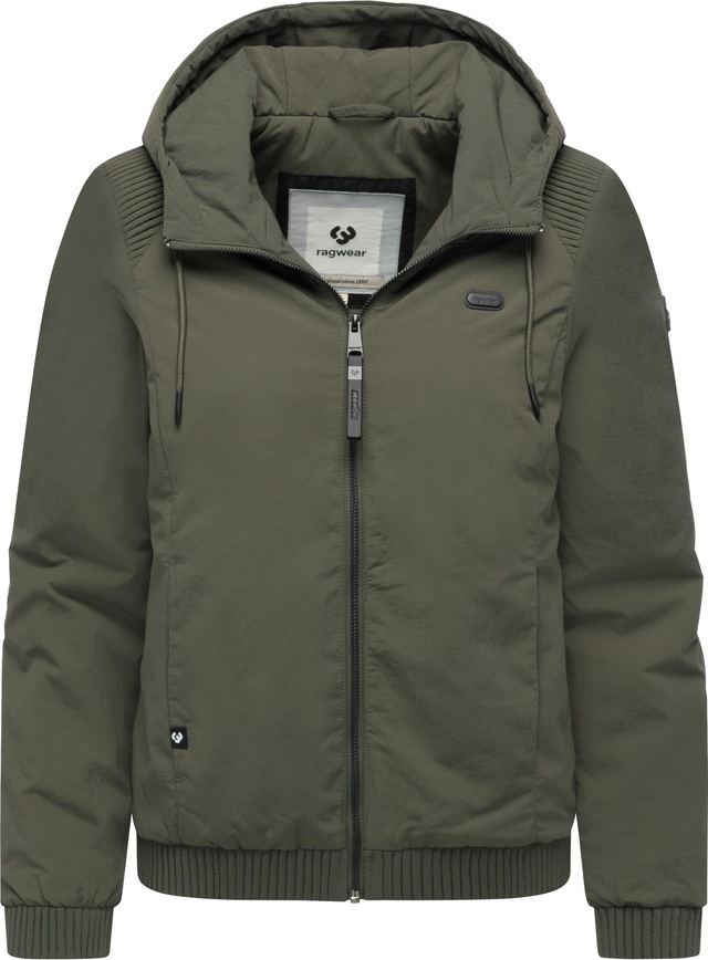 Ragwear Bomberjacke »Chinta Warm YOUMODO« mit Kapuze Warme Übergangsjacke mit elastischen Bündchen