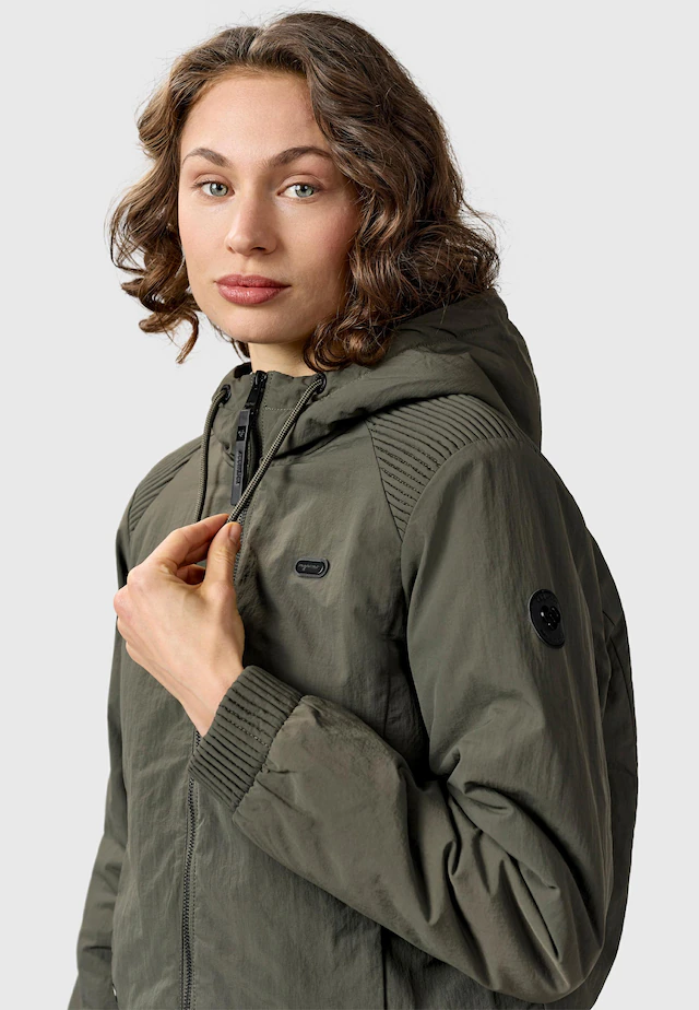 Ragwear Bomberjacke »Chinta Warm YOUMODO« mit Kapuze Warme Übergangsjacke mit elastischen Bündchen