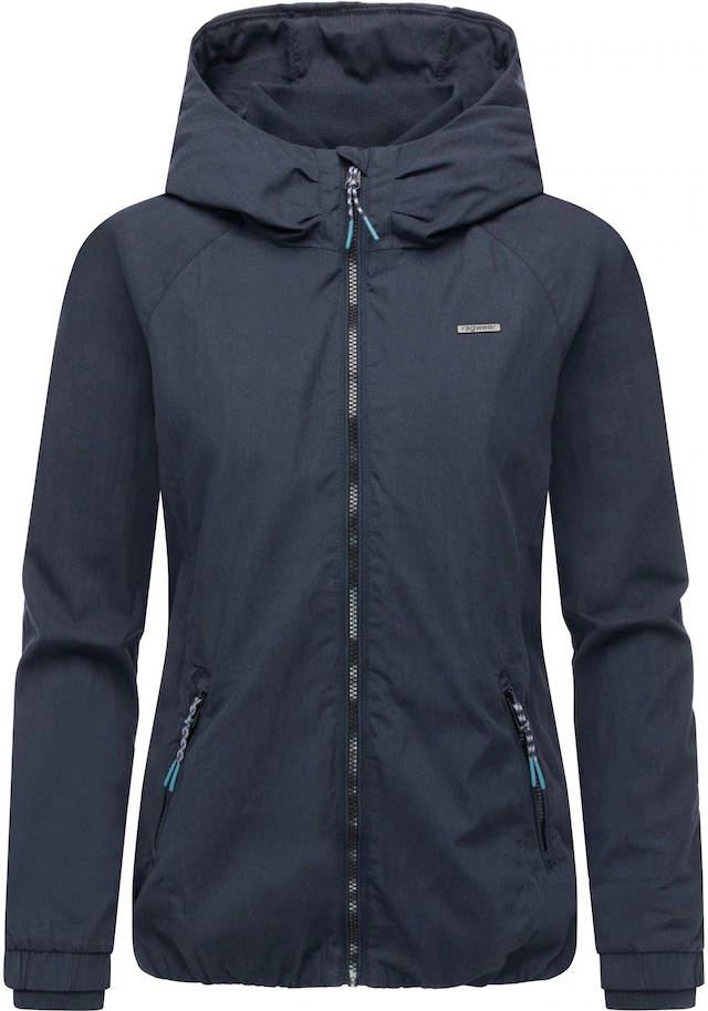 Ragwear Outdoorjacke »Dizzie A YOUMODO« mit Kapuze Leichte Übergangsjacke mit großer Kapuze