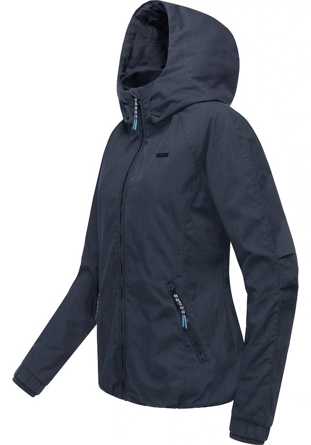 Ragwear Outdoorjacke »Dizzie A YOUMODO« mit Kapuze Leichte Übergangsjacke mit großer Kapuze