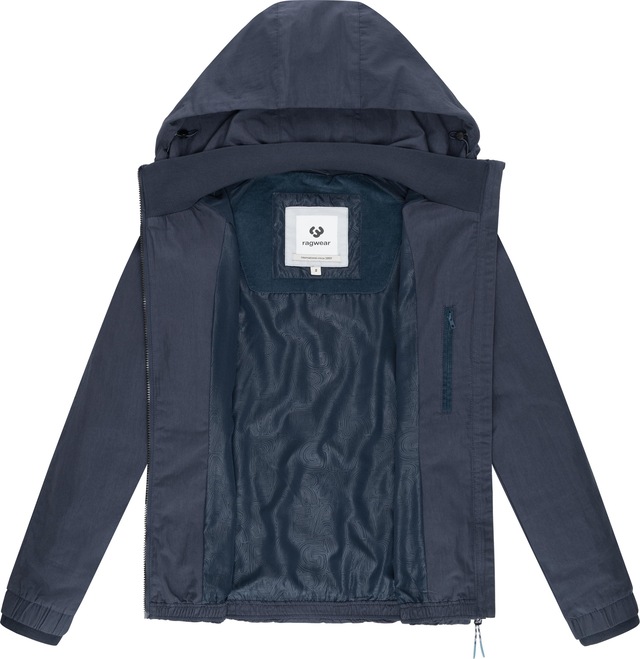 Ragwear Outdoorjacke »Dizzie A YOUMODO« mit Kapuze Leichte Übergangsjacke mit großer Kapuze