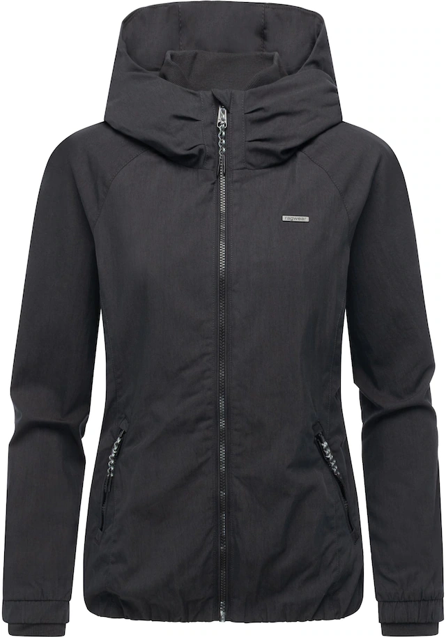 Ragwear Outdoorjacke »Dizzie A YOUMODO« mit Kapuze Leichte Übergangsjacke mit großer Kapuze