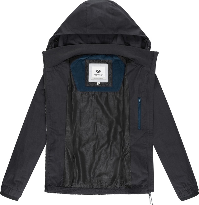 Ragwear Outdoorjacke »Dizzie A YOUMODO« mit Kapuze Leichte Übergangsjacke mit großer Kapuze
