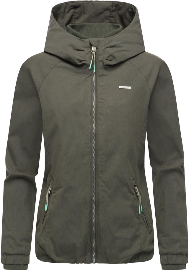 Ragwear Outdoorjacke »Dizzie A YOUMODO« mit Kapuze Leichte Übergangsjacke mit großer Kapuze