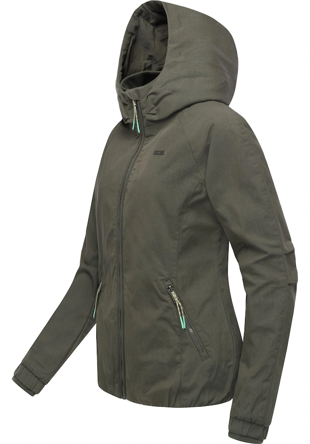 Ragwear Outdoorjacke »Dizzie A YOUMODO« mit Kapuze Leichte Übergangsjacke mit großer Kapuze