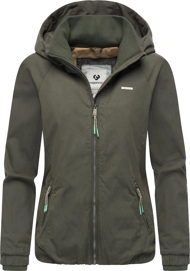 Ragwear Outdoorjacke »Dizzie A YOUMODO« mit Kapuze Leichte Übergangsjacke mit großer Kapuze