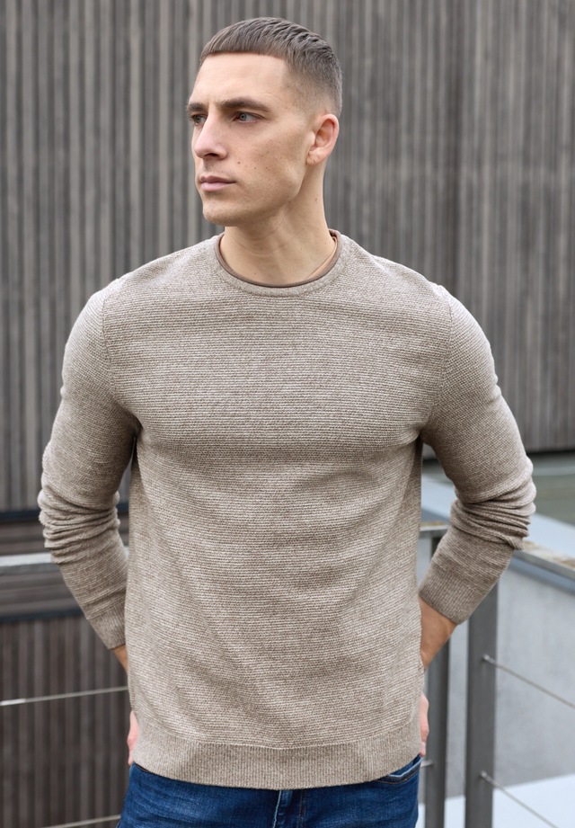 STREET ONE MEN Strickpullover Feinstrick