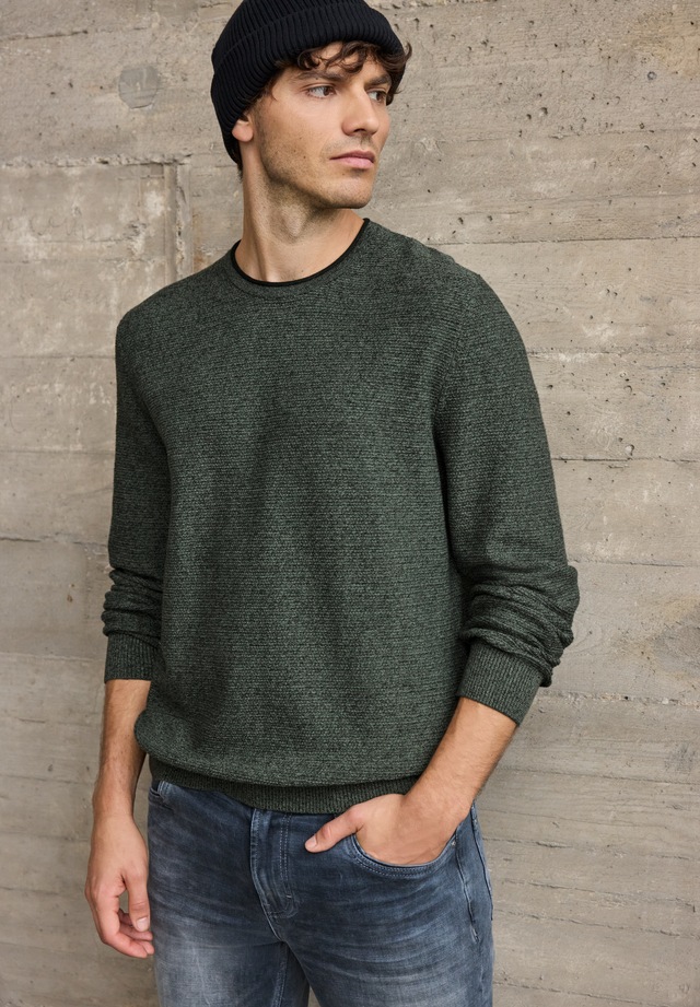 STREET ONE MEN Strickpullover Feinstrick