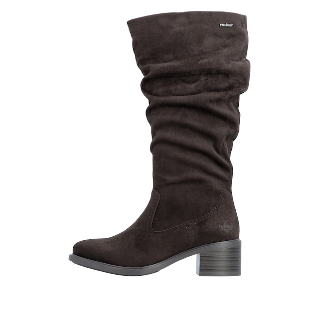 Rieker Stiefel Klassik-Stiefel, Blockabsatz, mit slouchy-Schaft