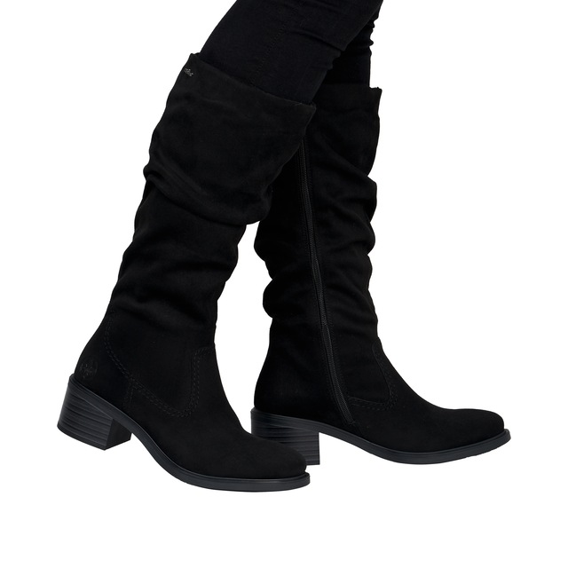 Rieker Stiefel Klassik-Stiefel, Blockabsatz, mit slouchy-Schaft