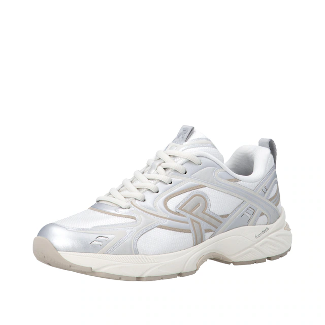 RIEKER Sport Keilsneaker Plateau, Freizeitschuh, Halbschuh mit Kontrastbesätzen