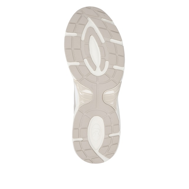 RIEKER Sport Keilsneaker Plateau, Freizeitschuh, Halbschuh mit Kontrastbesätzen