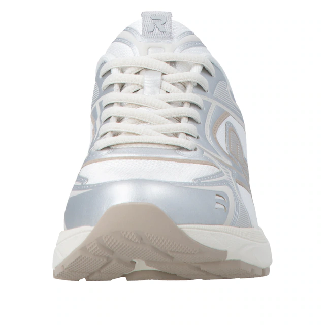 RIEKER Sport Keilsneaker Plateau, Freizeitschuh, Halbschuh mit Kontrastbesätzen