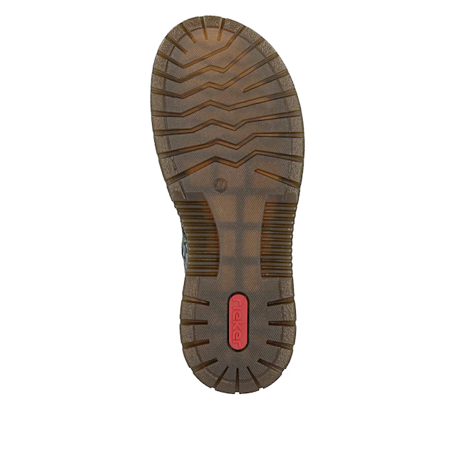 Rieker Schnürboots Keilabsatz, Herbstboots mit modischen Kontrastnähten