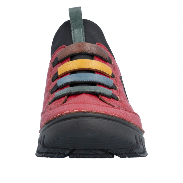 Rieker Slip-On Sneaker Slipper, Schlupfschuh, Halbschuh mit elastischem Einstieg