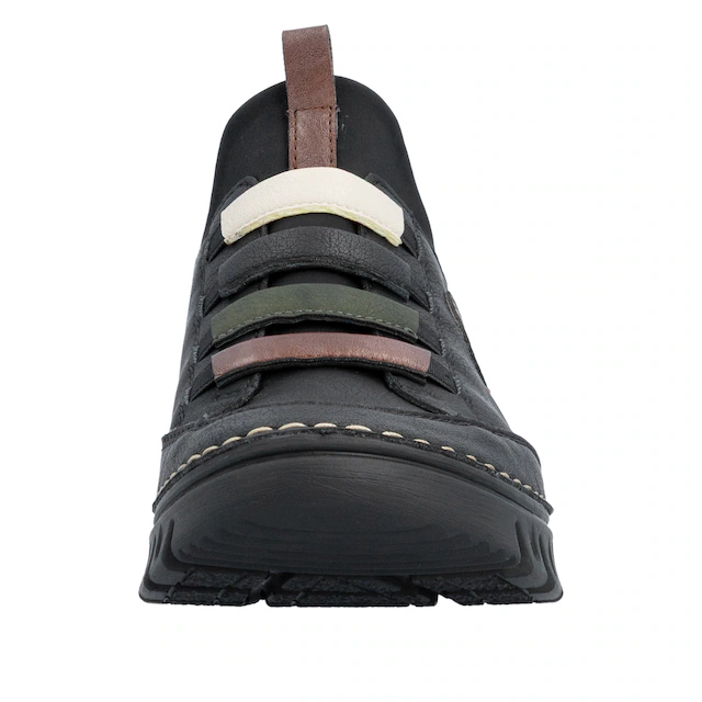 Rieker Slip-On Sneaker Slipper, Schlupfschuh, Halbschuh mit elastischem Einstieg
