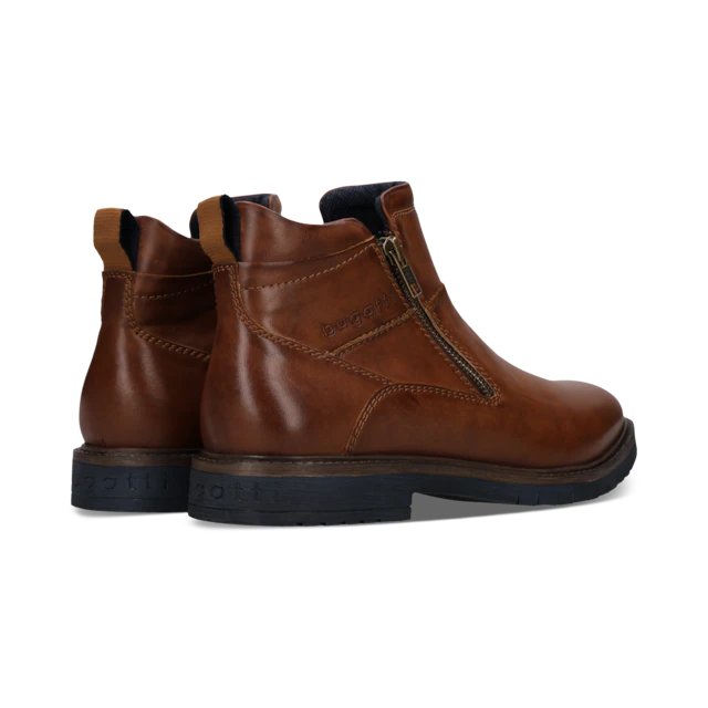 bugatti Stiefelette Klassik-Boots mit zwei Reißverschlüssen