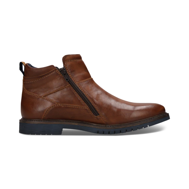 bugatti Stiefelette Klassik-Boots mit zwei Reißverschlüssen