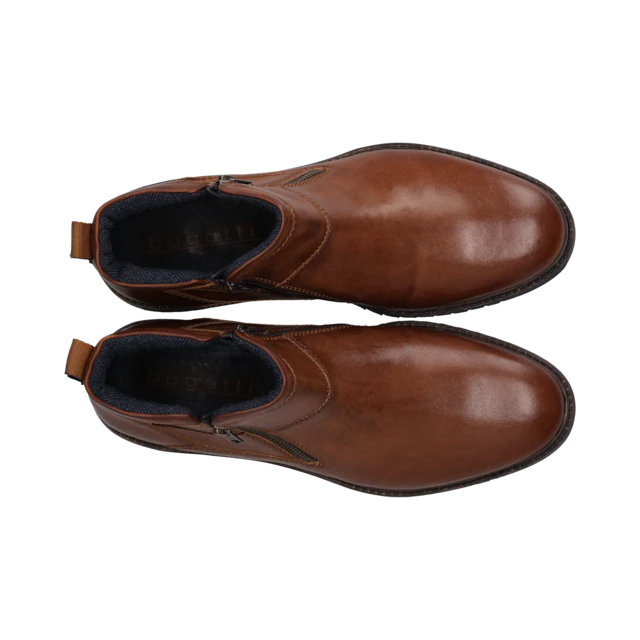 bugatti Stiefelette Klassik-Boots mit zwei Reißverschlüssen