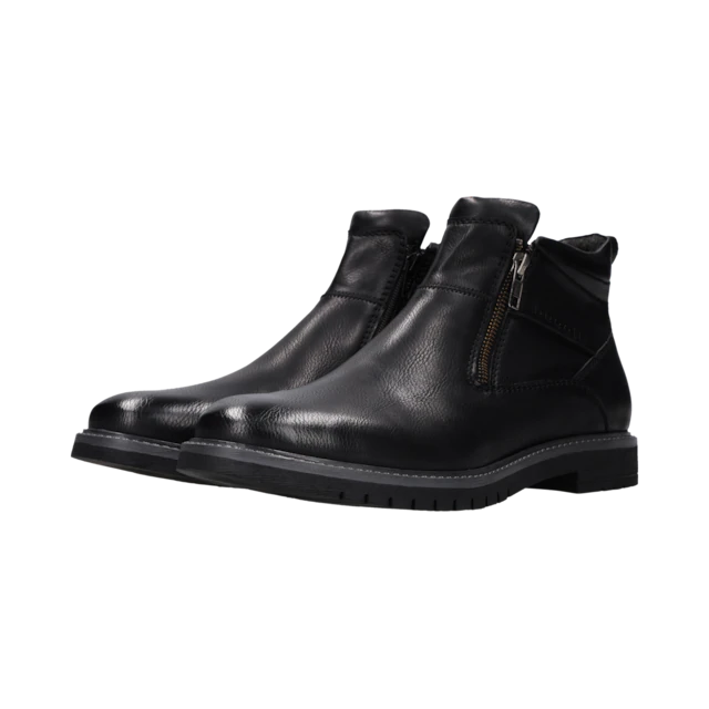 bugatti Stiefelette Klassik-Boots mit zwei Reißverschlüssen