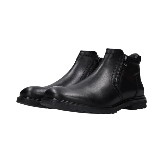 bugatti Stiefelette Zipper Boots, Stiefelette mit Profillaufsohle - schmale Form