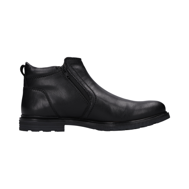 bugatti Stiefelette Zipper Boots, Stiefelette mit Profillaufsohle - schmale Form