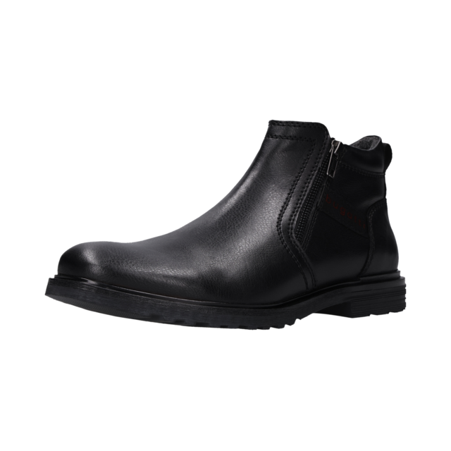 bugatti Stiefelette Zipper Boots, Stiefelette mit Profillaufsohle - schmale Form