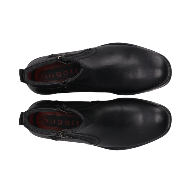 bugatti Stiefelette Zipper Boots, Stiefelette mit Profillaufsohle - schmale Form