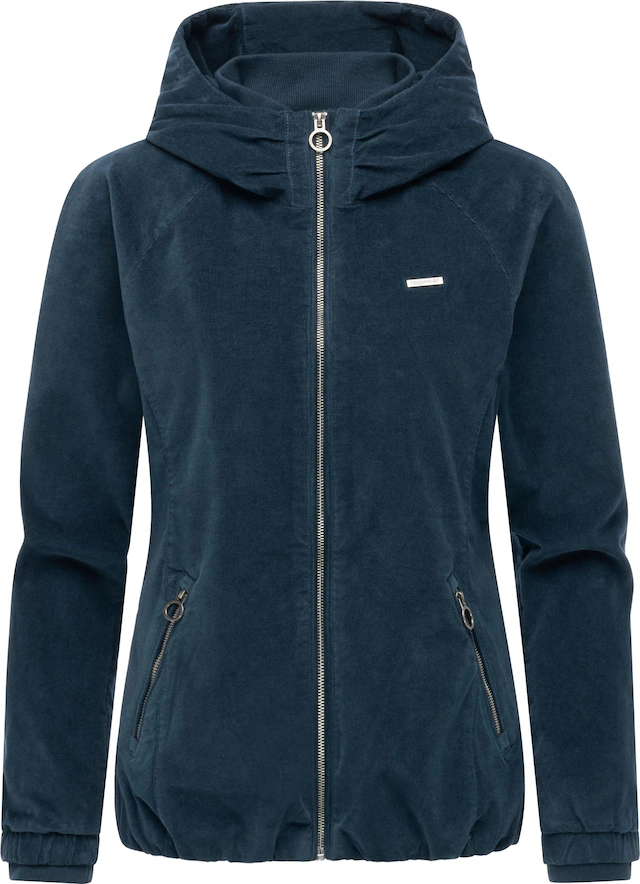 Ragwear Bomberjacke »Dizzie Cordy YOUMODO« mit Kapuze Cordjacke mit verstellbarer Kapuze