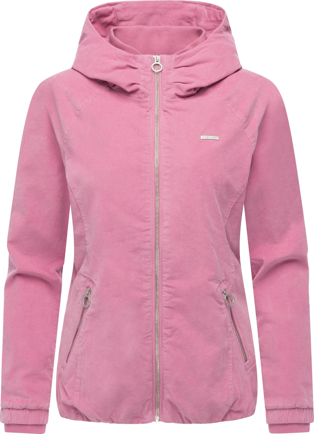 Ragwear Bomberjacke »Dizzie Cordy YOUMODO« mit Kapuze Cordjacke mit verstellbarer Kapuze