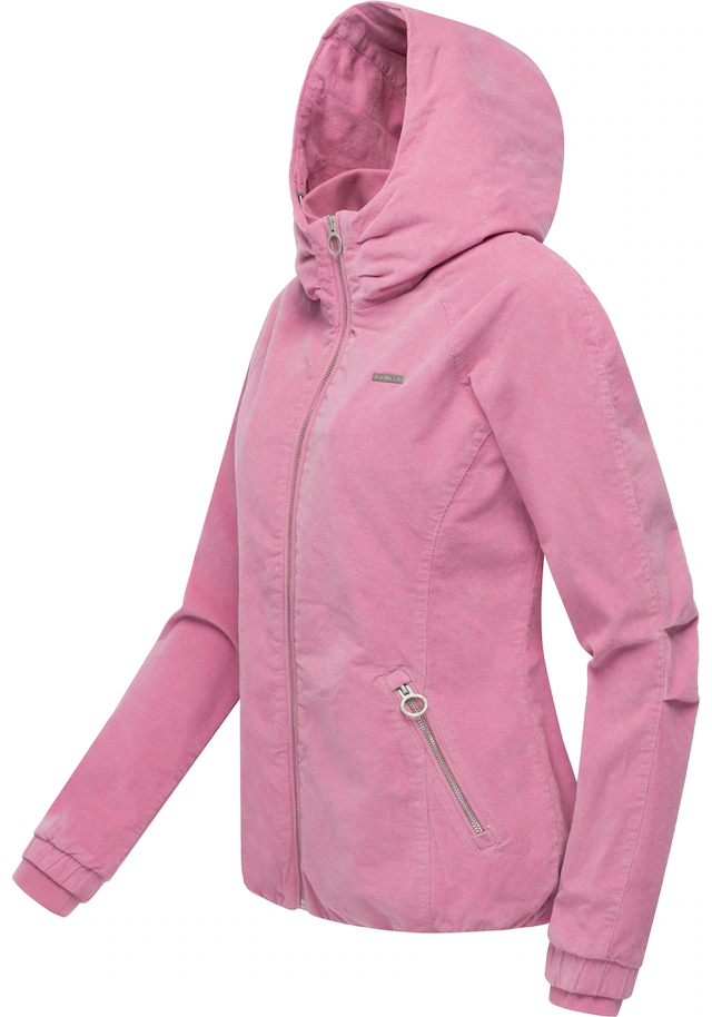 Ragwear Bomberjacke »Dizzie Cordy YOUMODO« mit Kapuze Cordjacke mit verstellbarer Kapuze