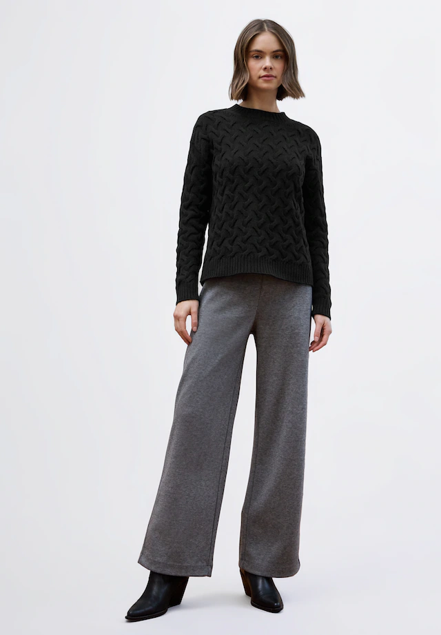STREET ONE STUDIO Stehkragenpullover im soften Baumwoll-Mix