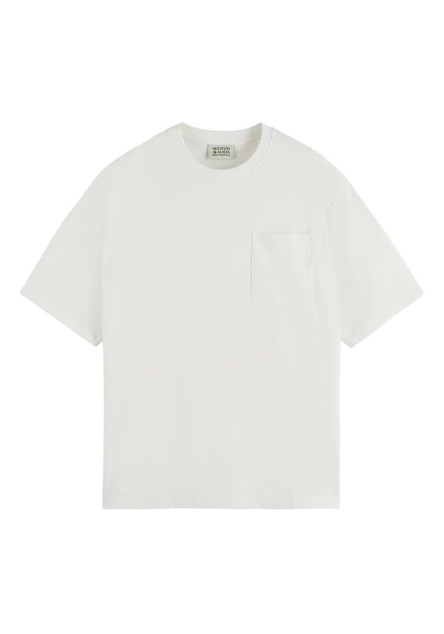 Scotch & Soda T-Shirt »T-Shirt Core 3 Crosses Loose Fit Pocket T-Shirt 1er Pack« 1 tlg.